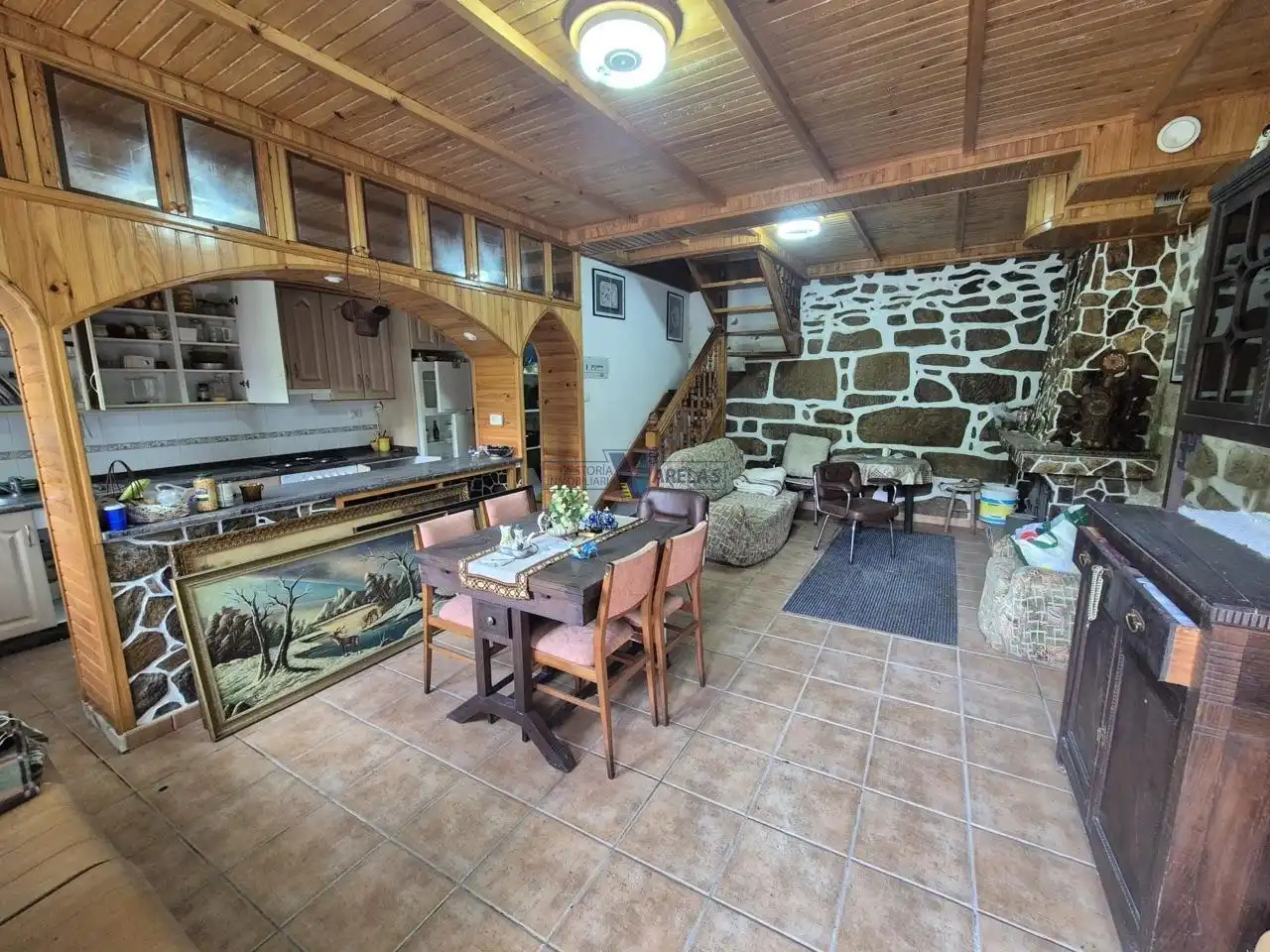 Cocina de Casa o chalet en venta en A Peroxa  con Jardín privado