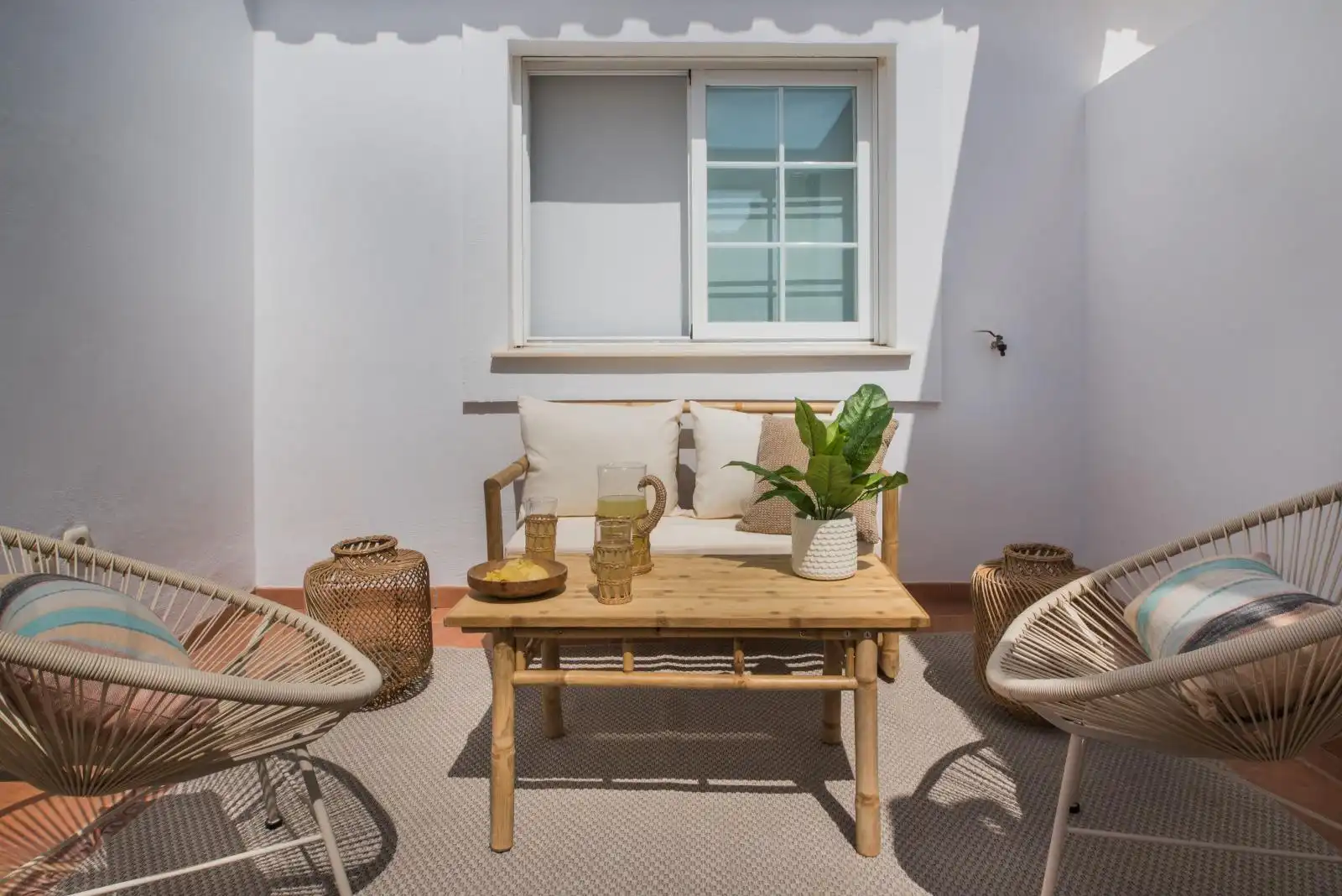 Terrace of Flat for sale in Marbella  with Air Conditioner, Terrace and Furnished