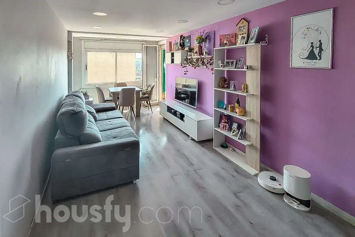 Sala de estar de Piso en venta en Rubí con Aire acondicionado, Calefacción y Parquet