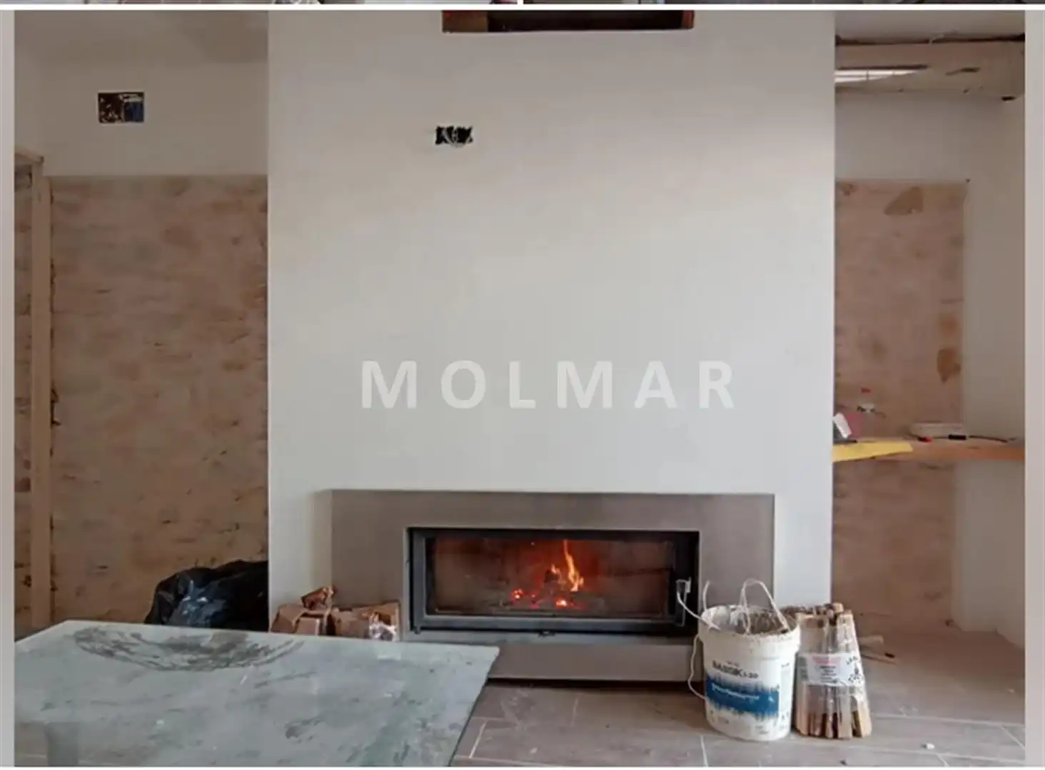 Sala de estar de Casa o chalet en venta en Càlig con Terraza y Balcón