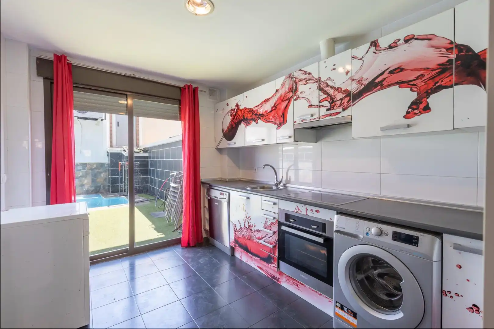 Cuina de Casa adosada en venda en Pulianas amb Aire condicionat, Calefacció i Terrassa