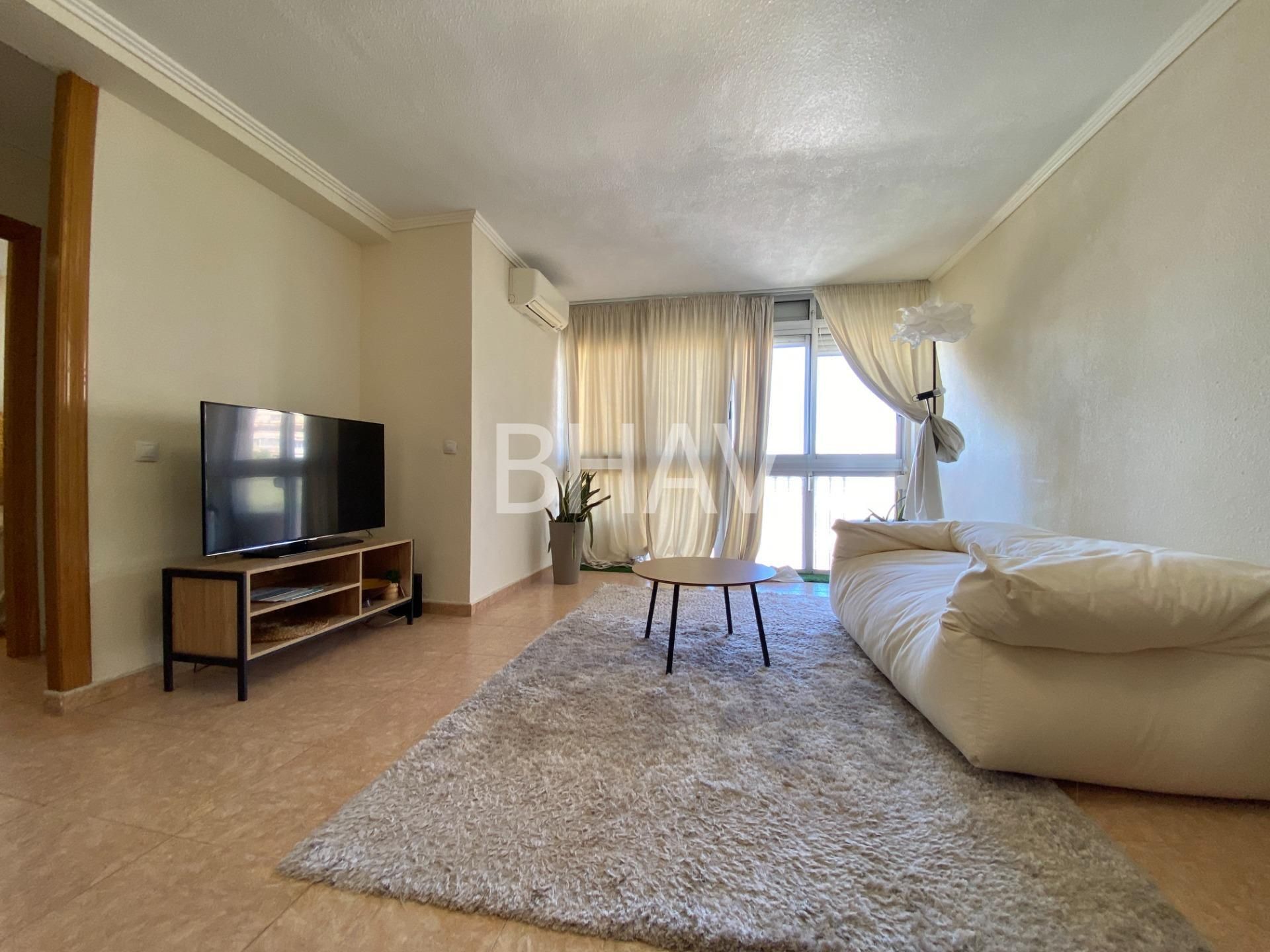 Living room of Flat for sale in Alicante / Alacant  with Air Conditioner, Heating and Terrace
