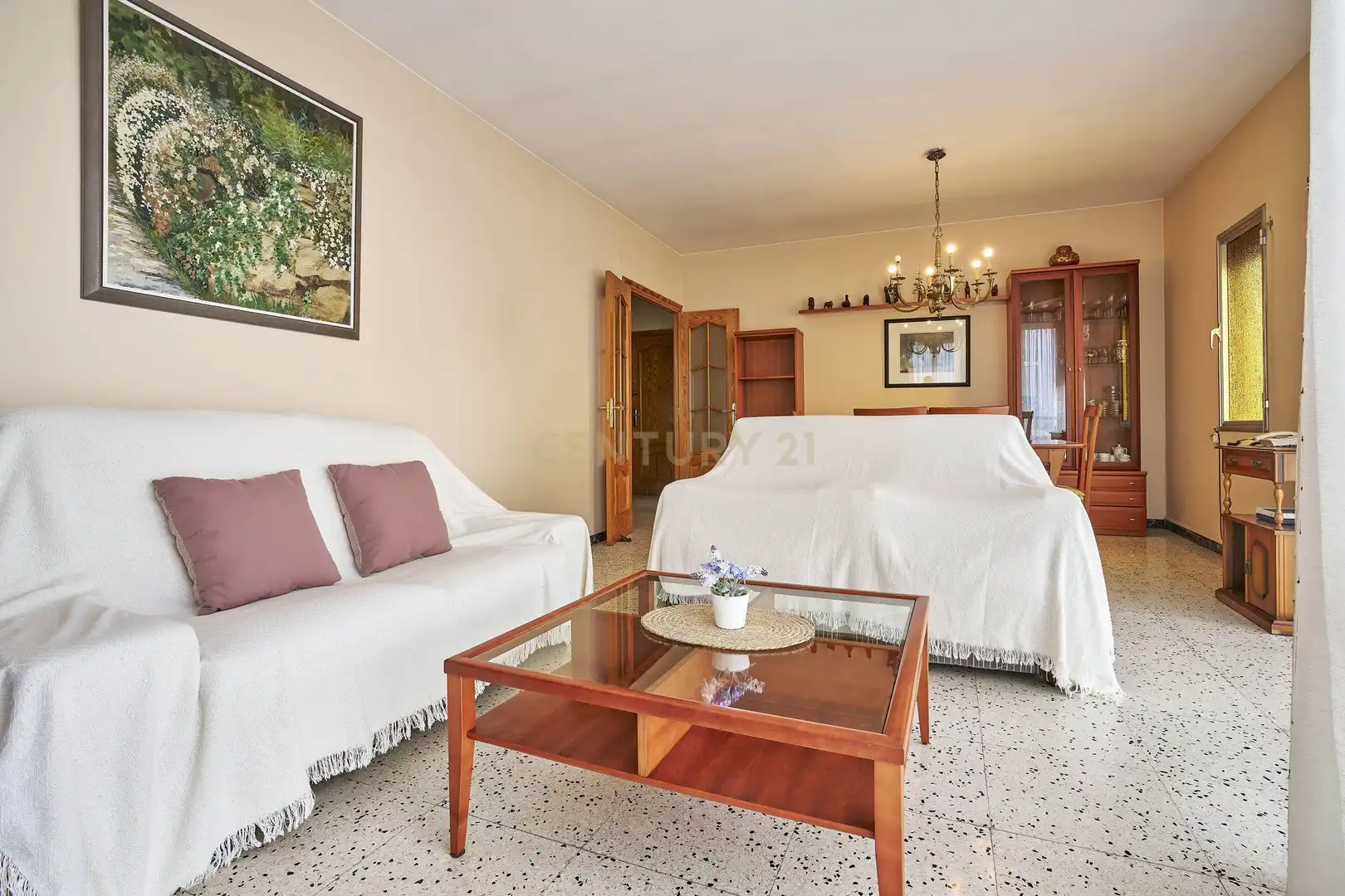 Sala d'estar de Apartament en venda en La Ràpita amb Aire condicionat, Traster i Moblat