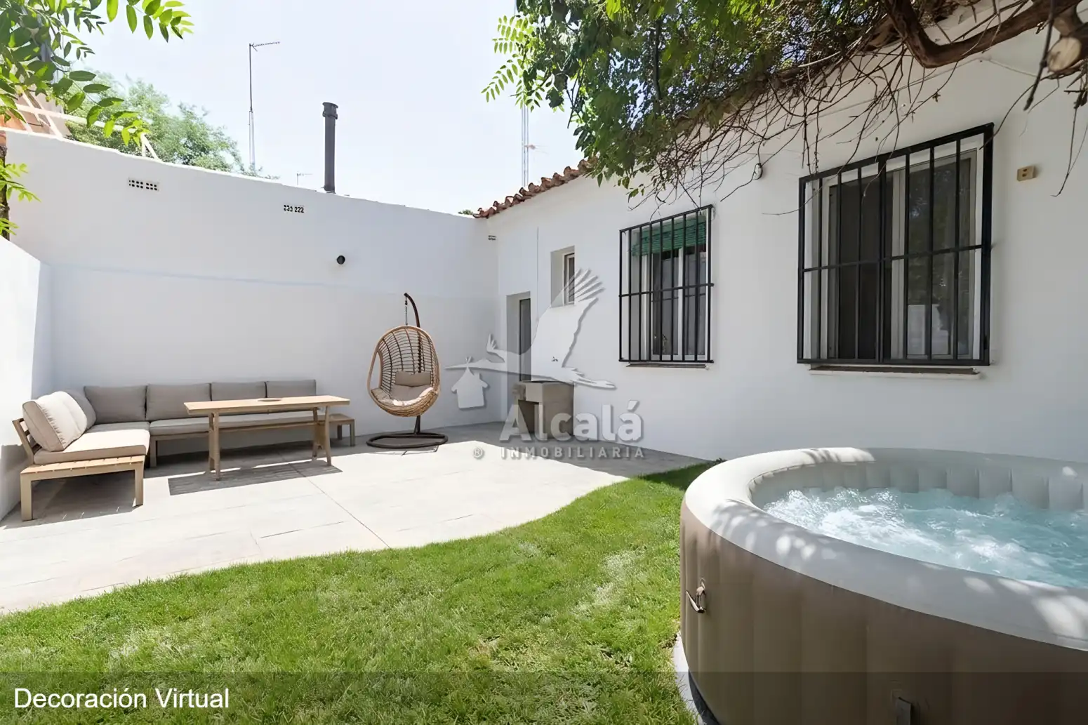 Terraza de Casa adosada en venta en Alcalá de Henares