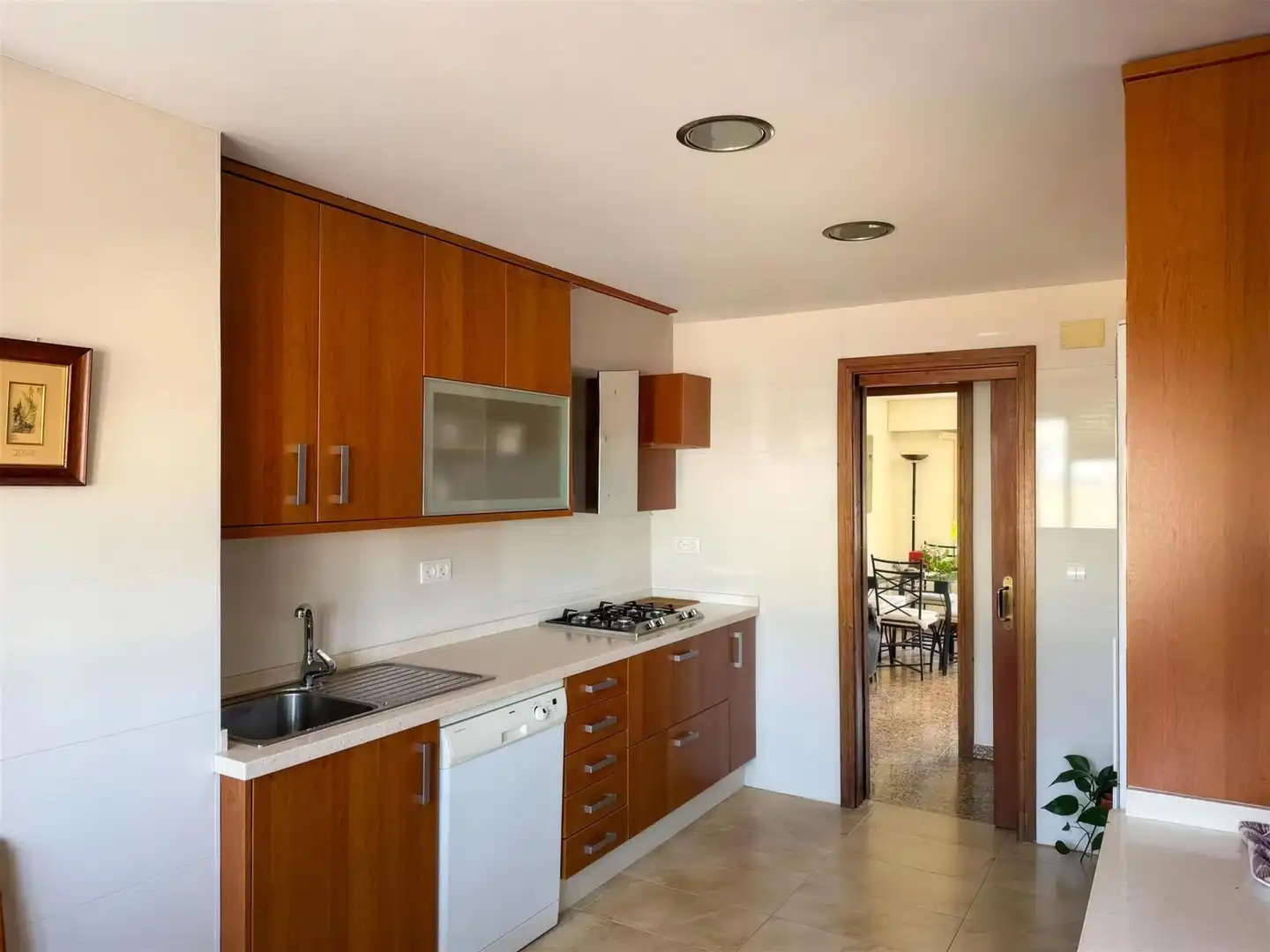 Cocina de Piso de alquiler en Alicante / Alacant con Terraza, Amueblado y Balcón