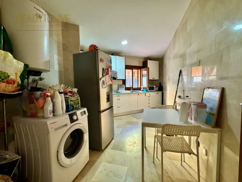 Kitchen of Flat for sale in Alcúdia  with Air Conditioner, Terrace and Furnished