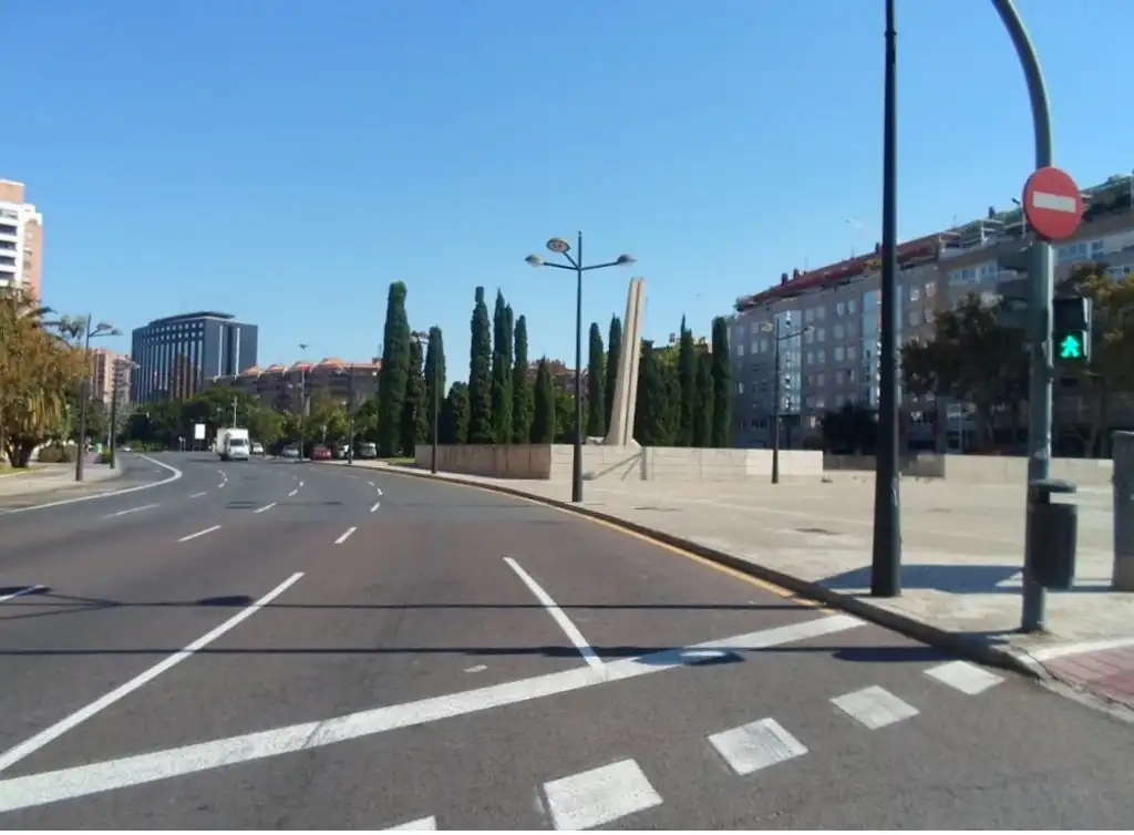 Vista exterior de Piso de alquiler en Valencia con Aire acondicionado, Calefacción y Amueblado