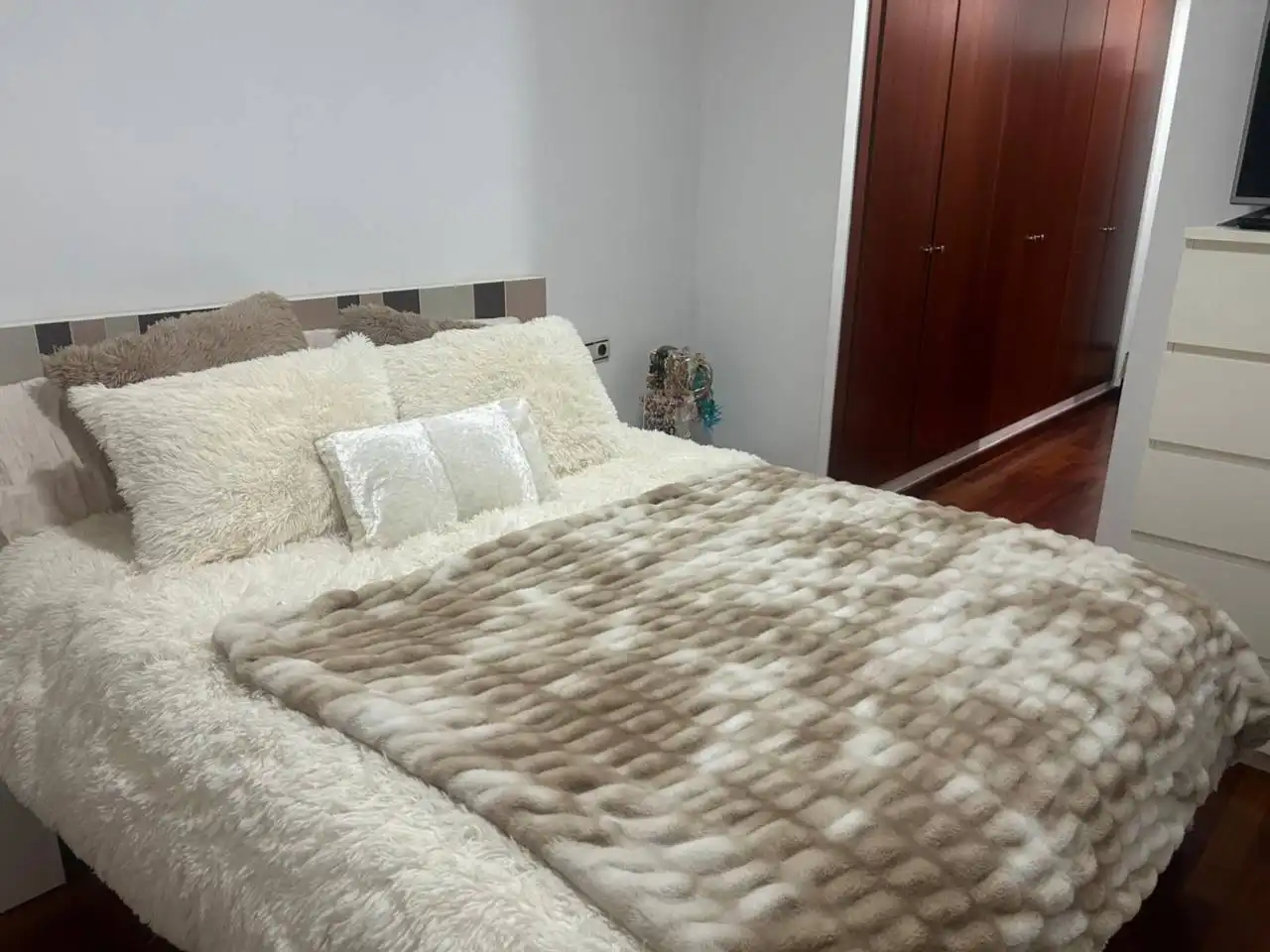 Schlafzimmer von Wohnung zum Verkauf in Castellón de la Plana / Castelló de la Plana mit Klimaanlage, Parkett und Terrasse