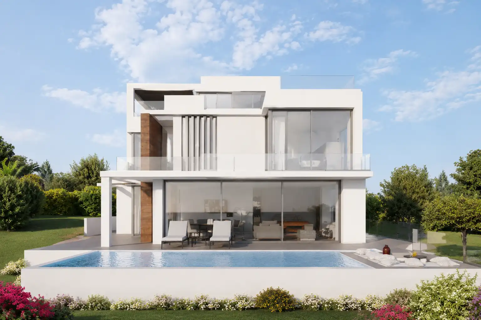 Vista exterior de Casa o chalet en venta en Estepona con Calefacción, Jardín privado y Terraza