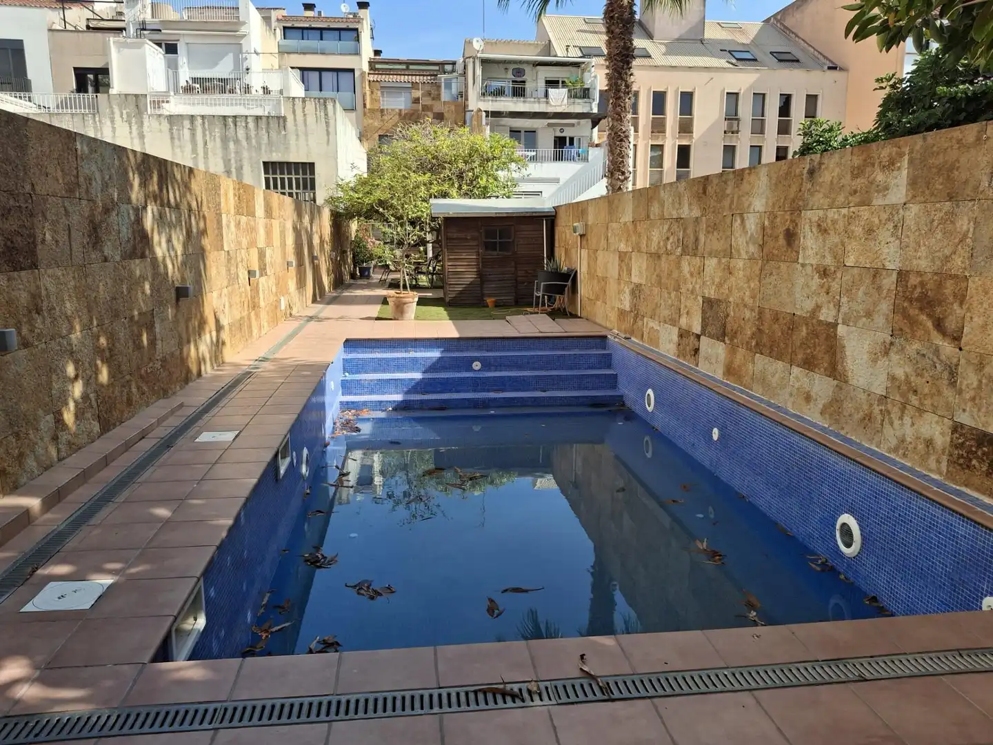 Swimming pool of Detached homes for sale in Mataró  with Private garden, Terrace and Swimming Pool