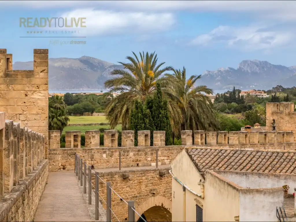 Exterior view of Flat for sale in Alcúdia  with Air Conditioner, Terrace and Furnished