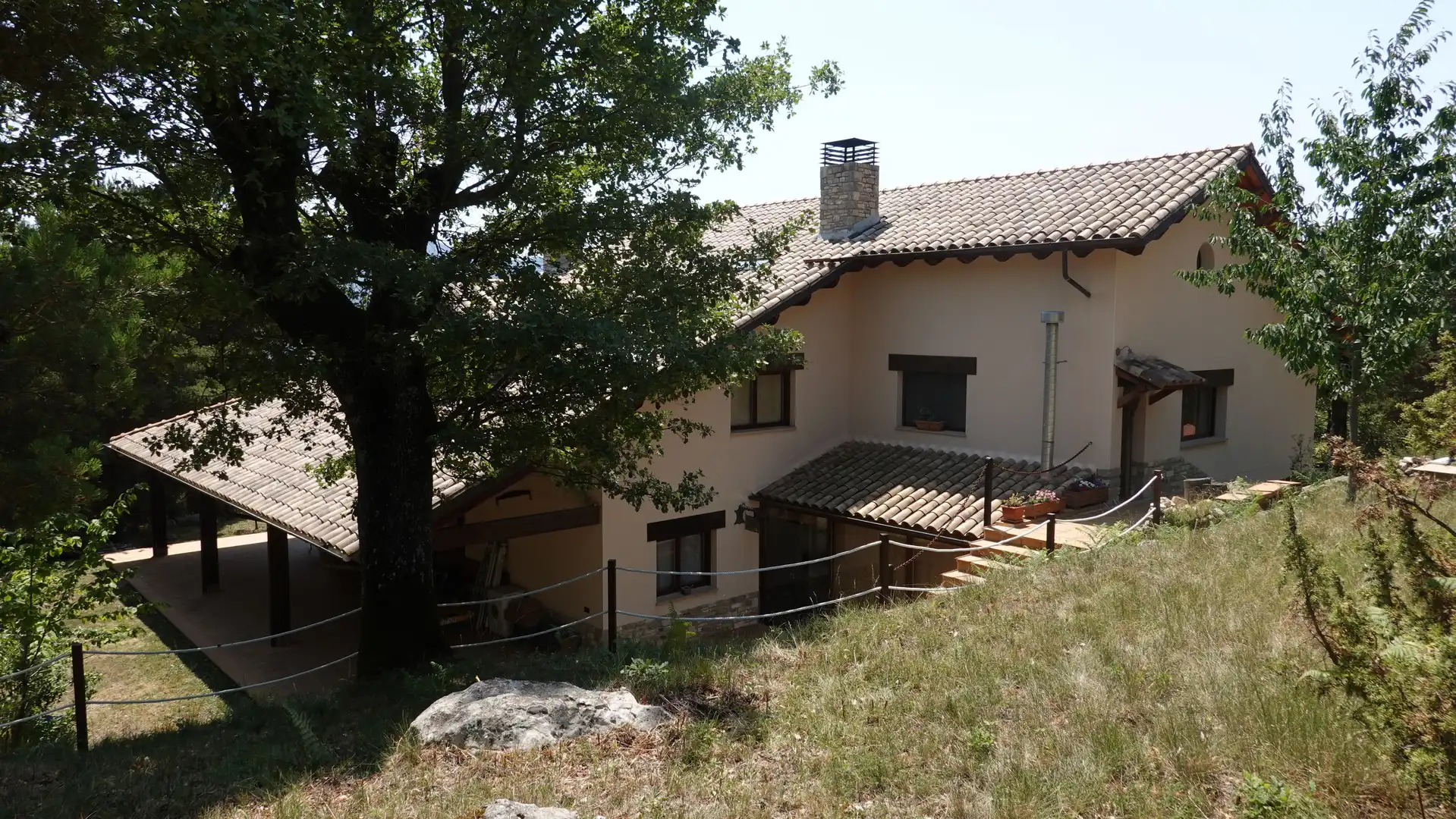 Vista exterior de Casa o chalet en venta en Guixers con Calefacción, Jardín privado y Terraza