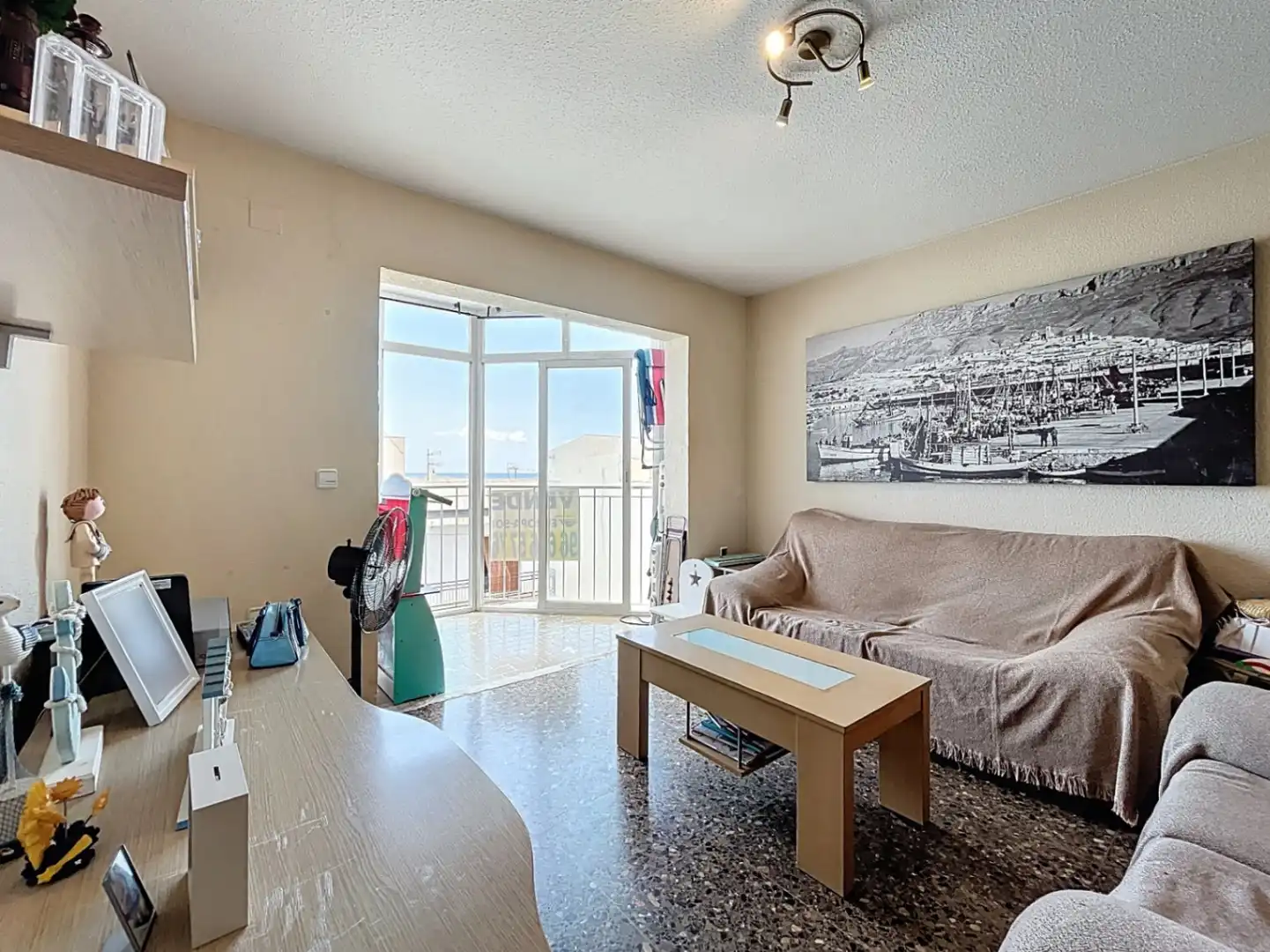 Sala d'estar de Pis en venda en Altea amb Aire condicionat, Terrassa i Balcó
