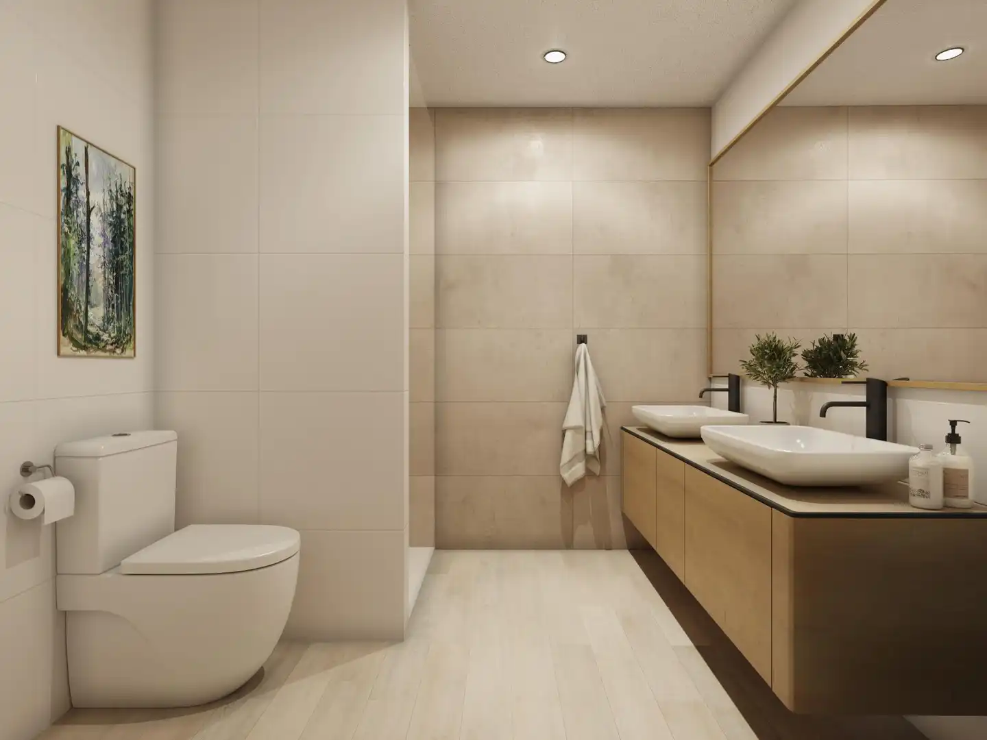 Baño de Casa o chalet en venta en Bausen con Calefacción, Jardín privado y Terraza