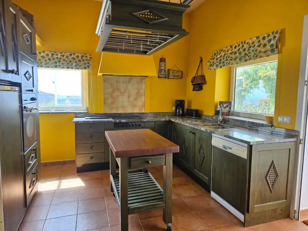Cuina de Casa o xalet en venda en Torrox amb Aire condicionat, Jardí privat i Terrassa