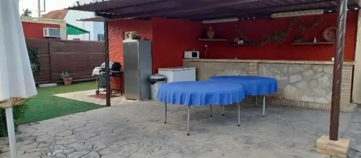 Terraza de Casa o chalet de alquiler en Chipiona con Aire acondicionado, Calefacción y Piscina
