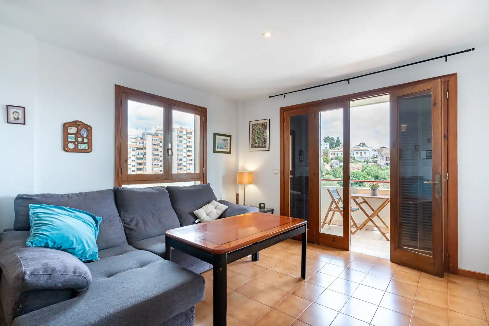 Sala d'estar de Apartament en venda en  Palma de Mallorca amb Calefacció i Terrassa