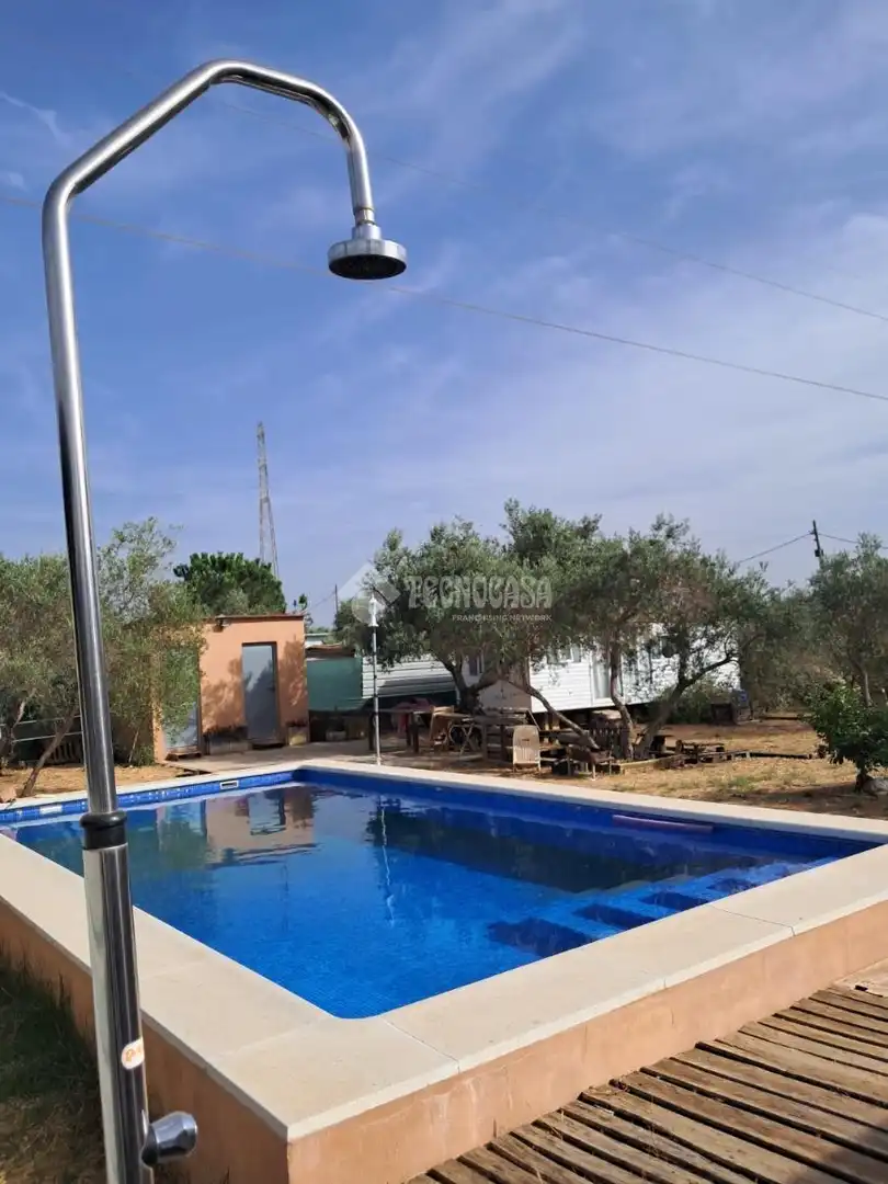 Piscina de Finca rústica en venta en Carmona