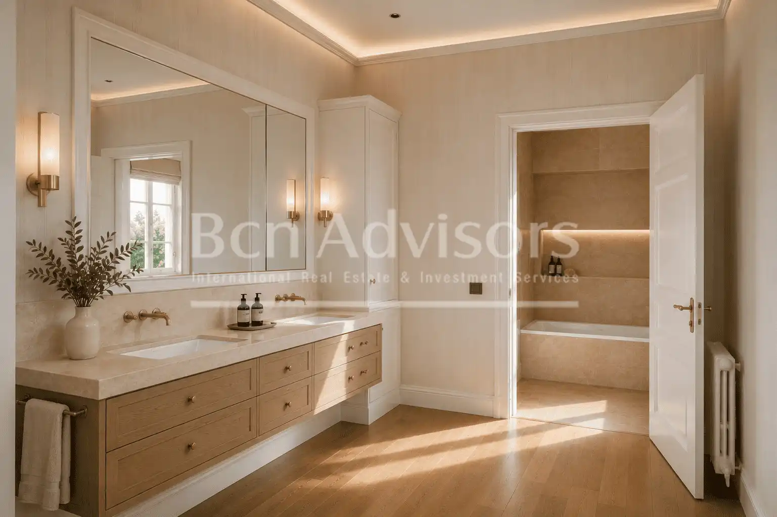 Bathroom of Flat for rent in Barcelona  with Air Conditioner, Heating and Terrace