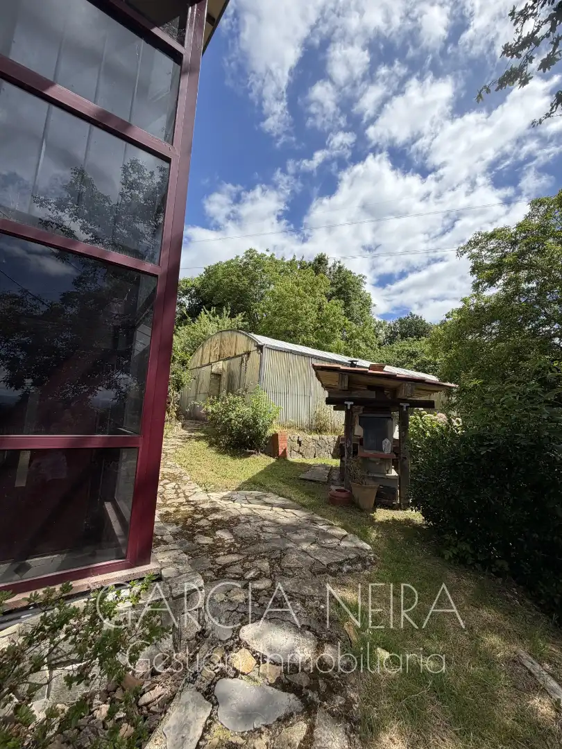 Außenansicht von Haus oder Chalet zum Verkauf in Siero mit Heizung, Parkett und Terrasse