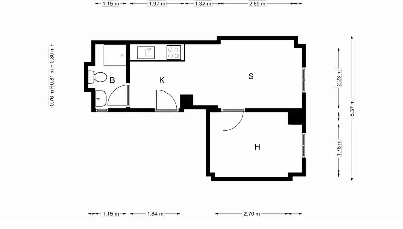 Piso en venta en Málaga