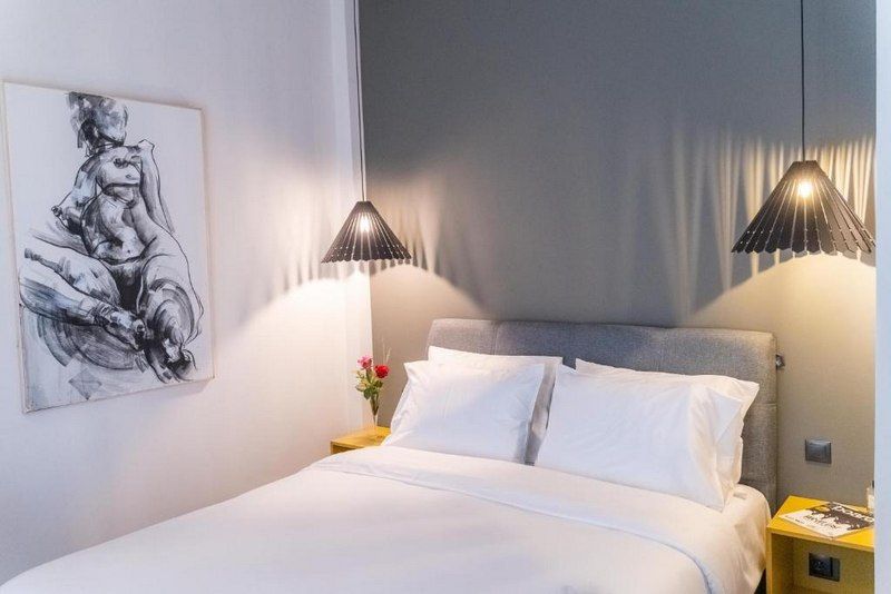 Bedroom of Flat to rent in Badalona  with Air Conditioner, Furnished and TV