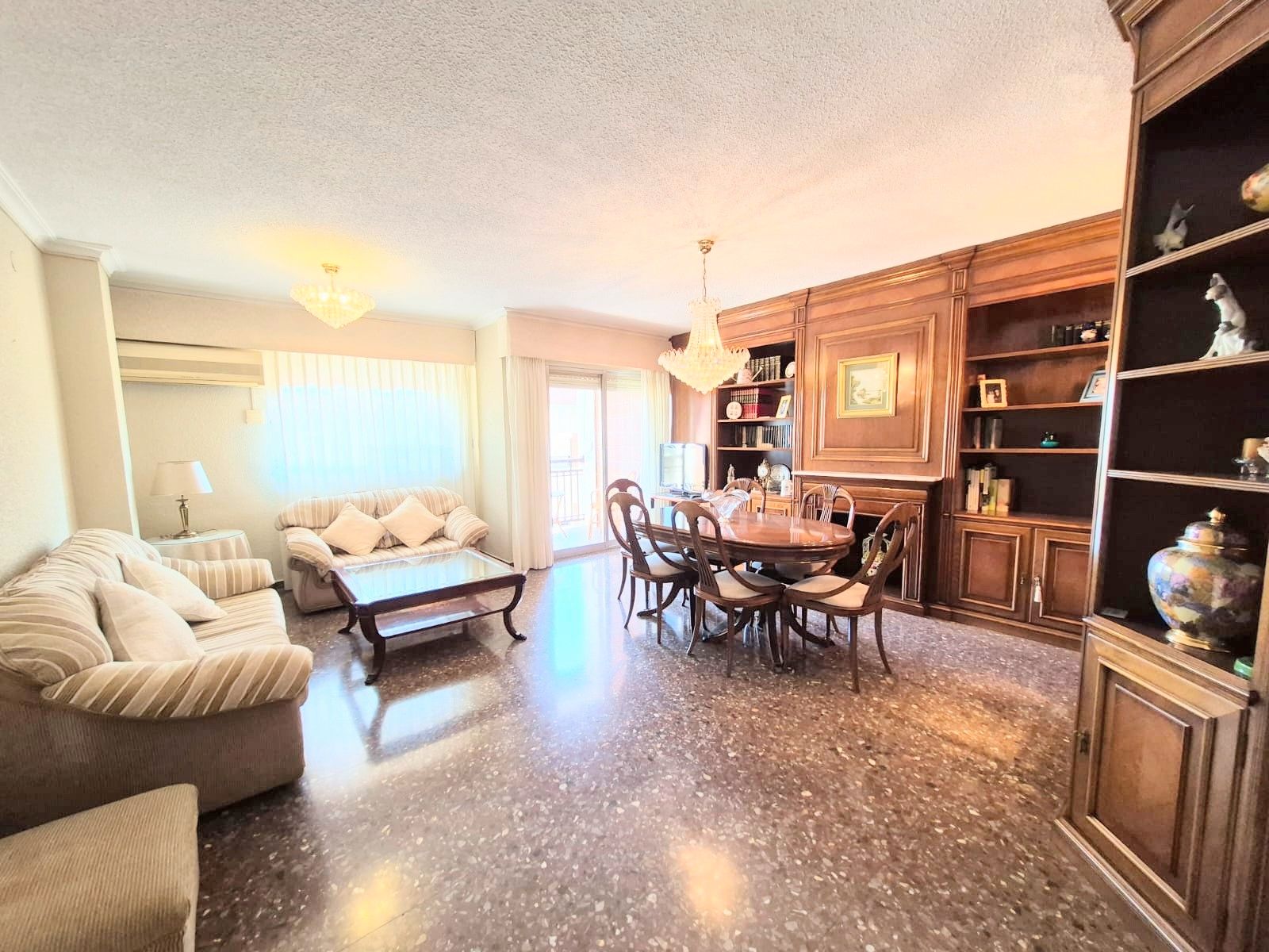 Living room of Flat for sale in  Valencia Capital  with Balcony