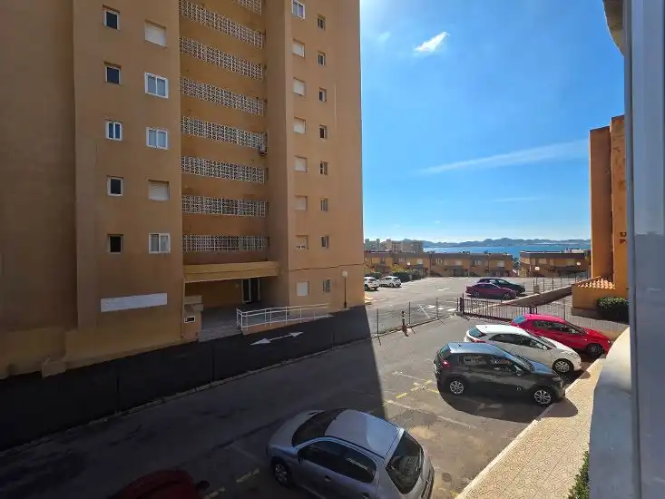 Exterior view of Flat for sale in La Manga del Mar Menor  with Furnished, Balcony and Community pool
