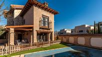 Exterior view of House or chalet for sale in  Madrid Capital  with Air Conditioner, Private garden and Swimming Pool
