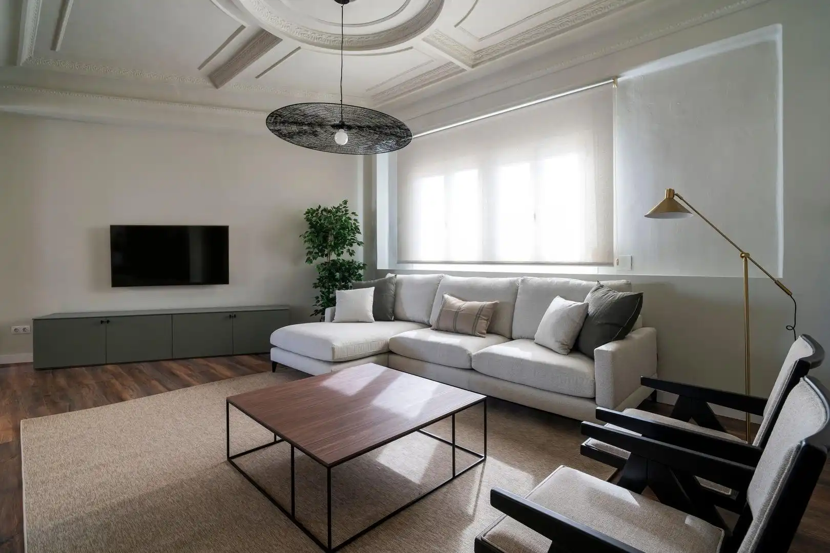 Living room of Attic for rent in Valencia  with Air Conditioner, Heating and Terrace