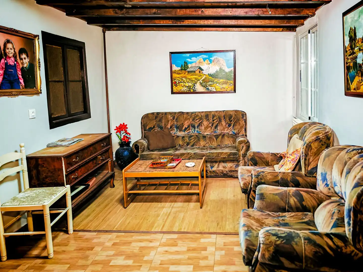 Sala de estar de Casa o chalet en venta en Fabero con Calefacción, Jardín privado y Terraza
