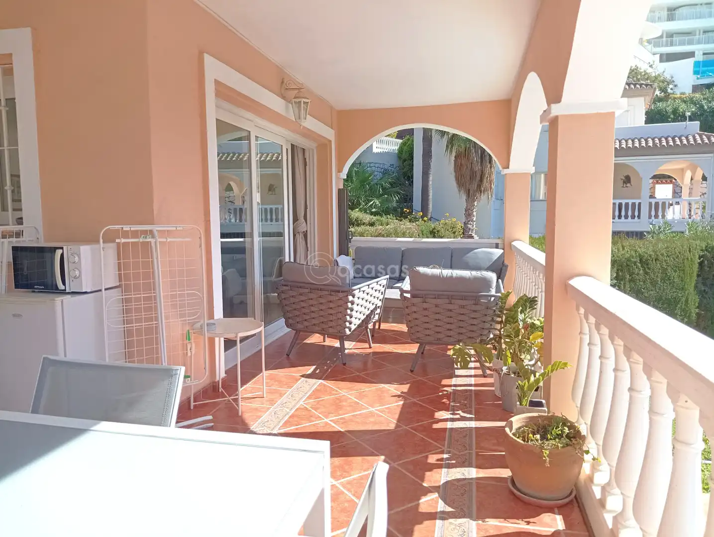 Terrace of Detached homes for sale in Benalmádena  with Air Conditioner, Heating and Private garden