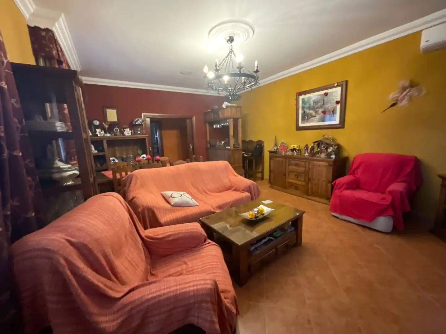 Sala de estar de Finca rústica en venta en Antequera con Aire acondicionado, Jardín privado y Terraza