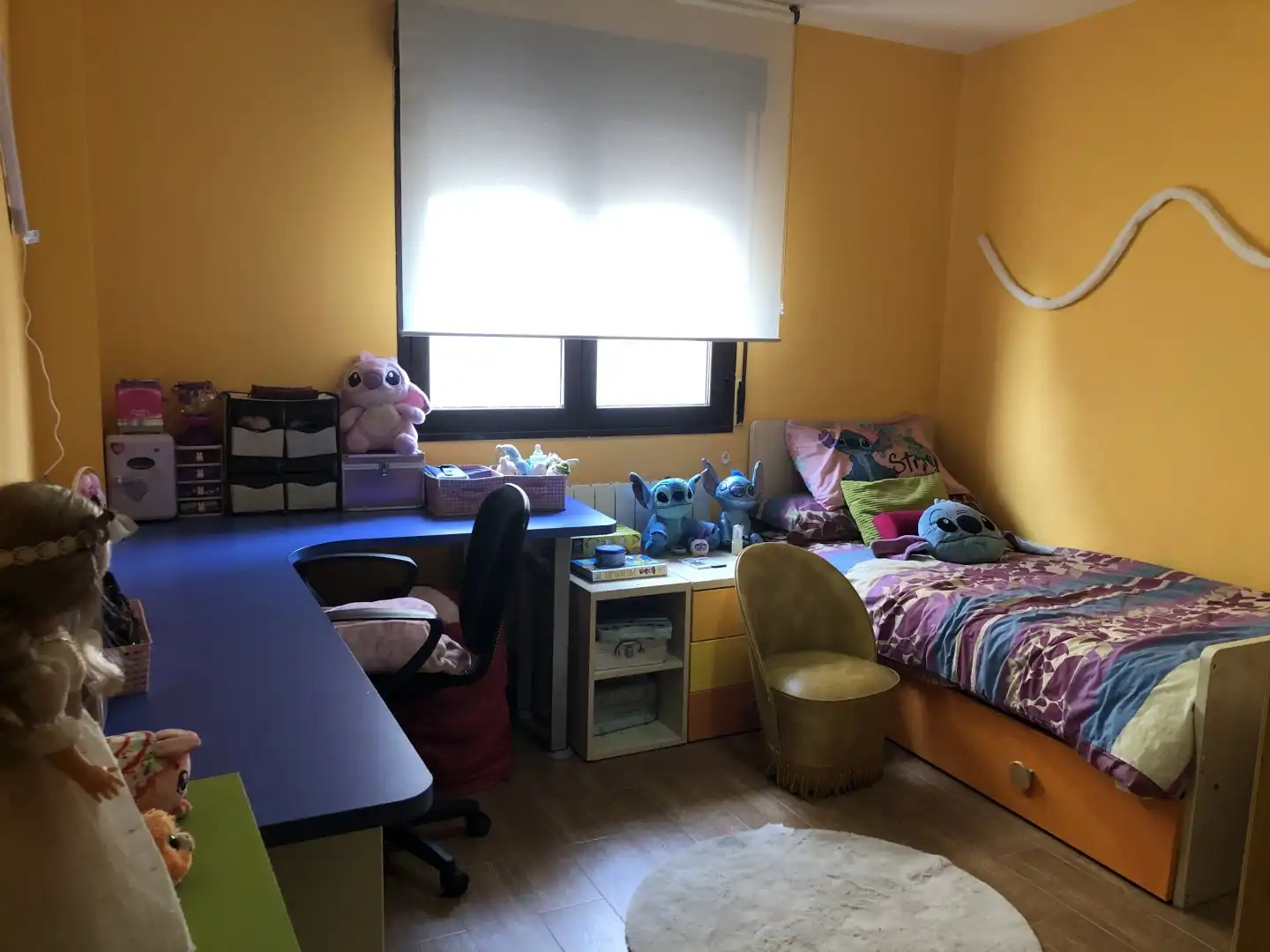 Bedroom of Detached homes for sale in Cabañas de Polendos  with Heating, Private garden and Balcony