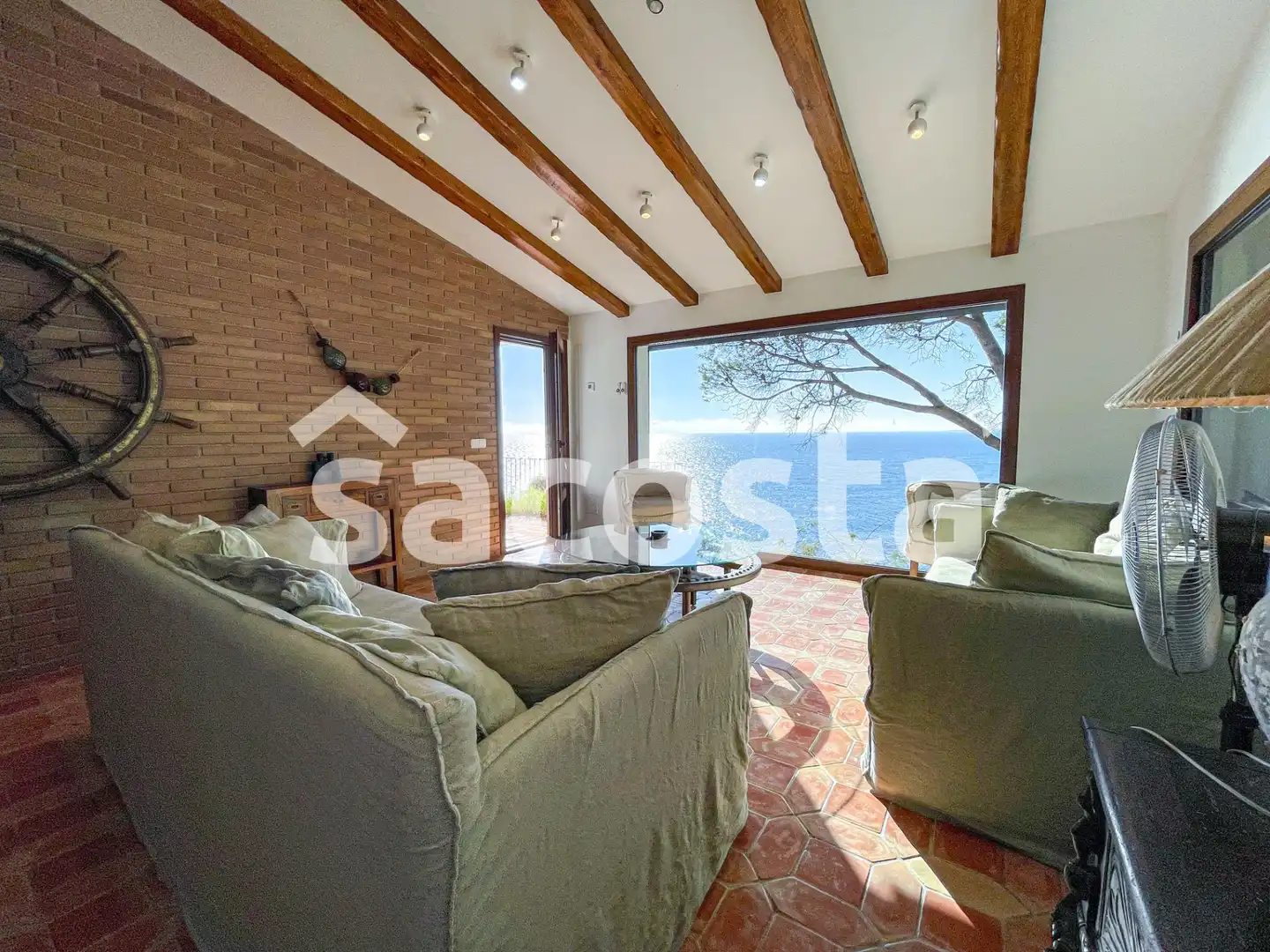 Sala de estar de Casa o chalet en venta en Lloret de Mar con Aire acondicionado, Calefacción y Jardín privado
