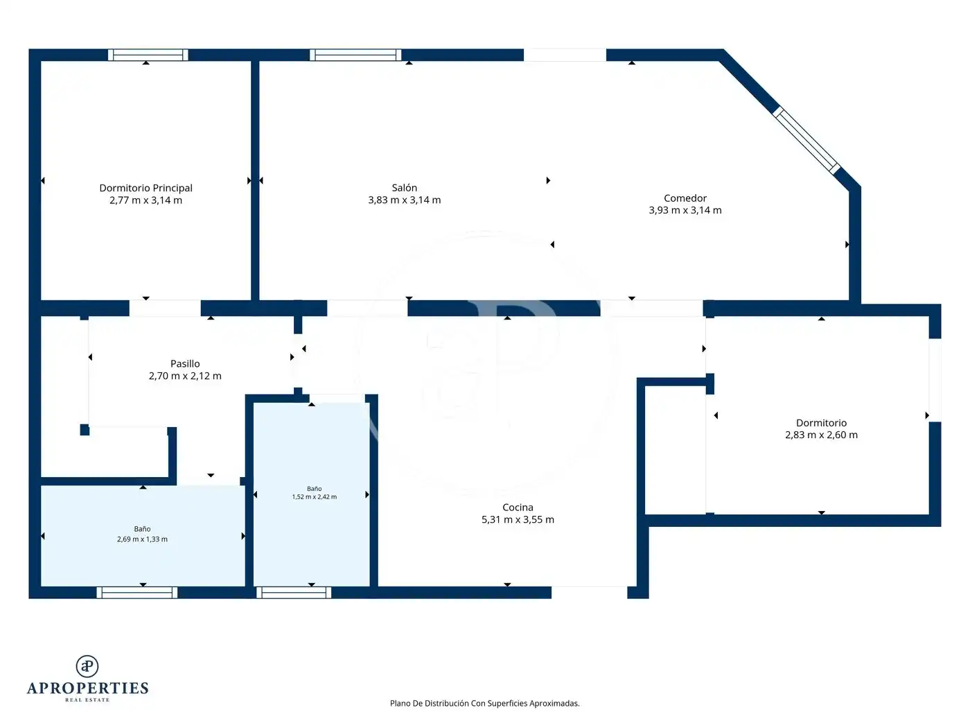 Flat for sale in Barrio de Salamanca