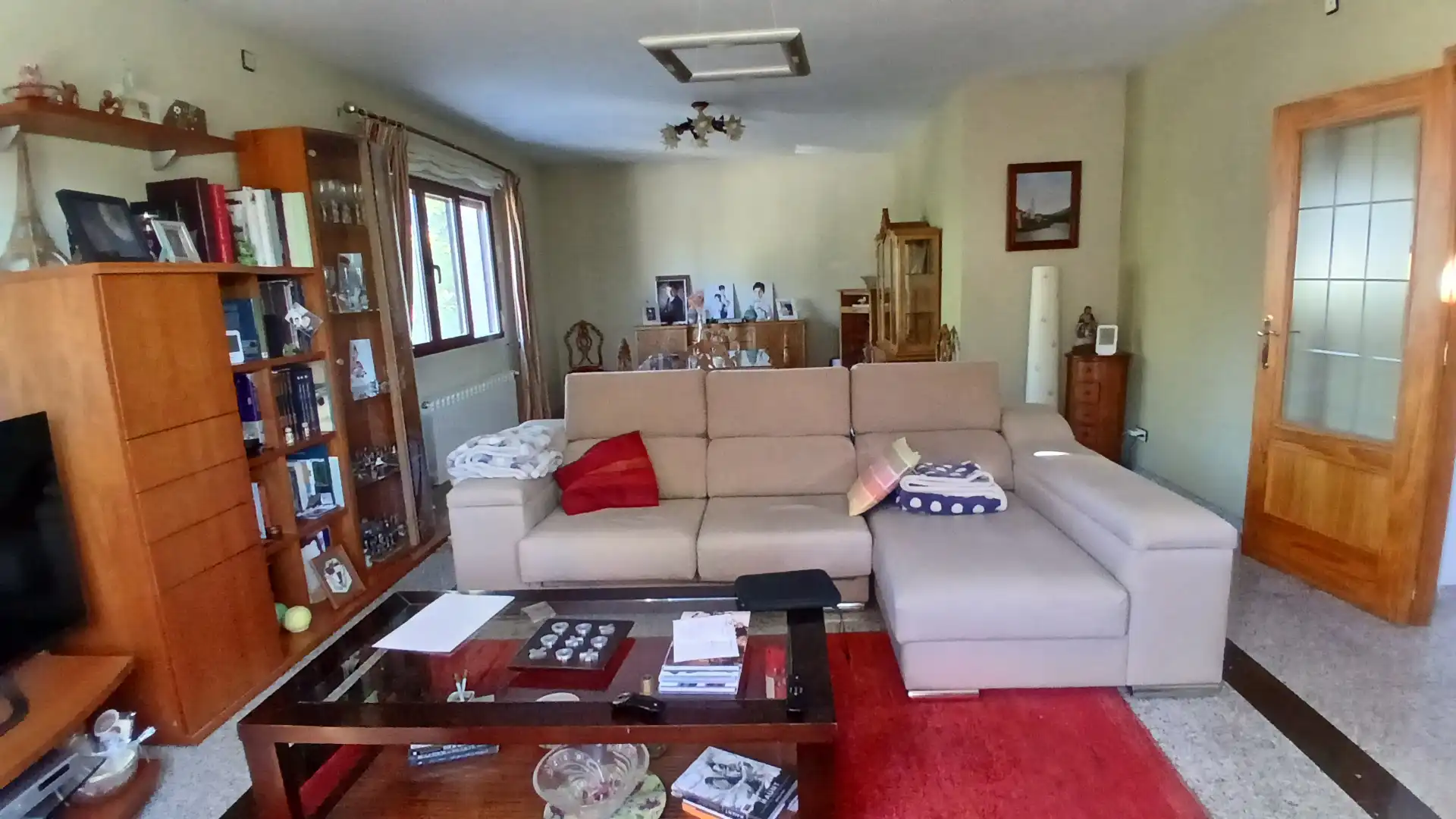 Sala d'estar de Casa o xalet en venda en Collado Villalba amb Calefacció, Jardí privat i Terrassa