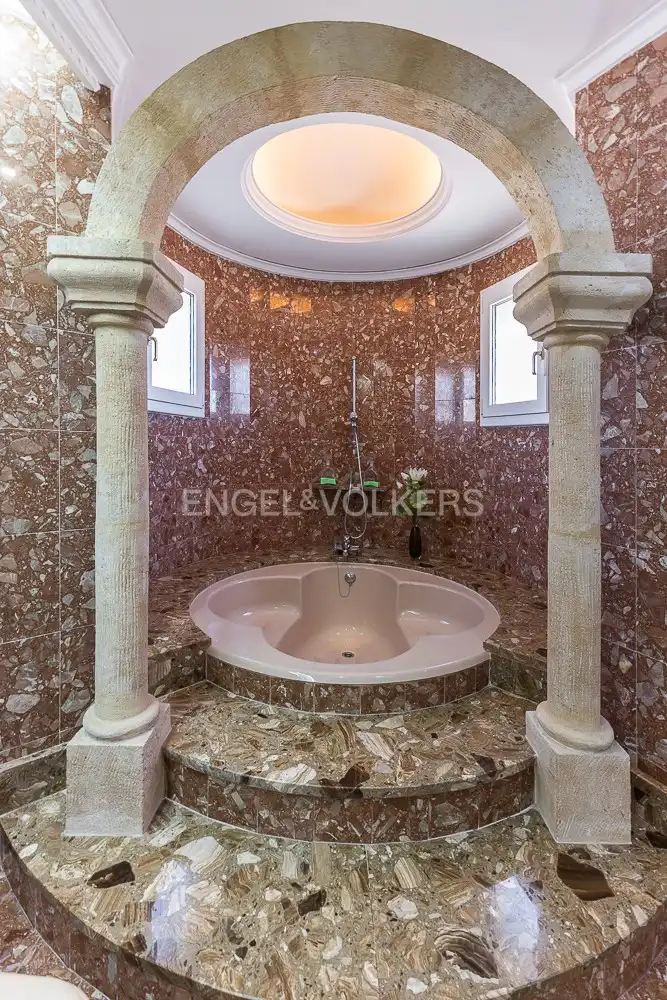 Baño de Finca rústica en venta en Els Poblets con Aire acondicionado, Calefacción y Jardín privado
