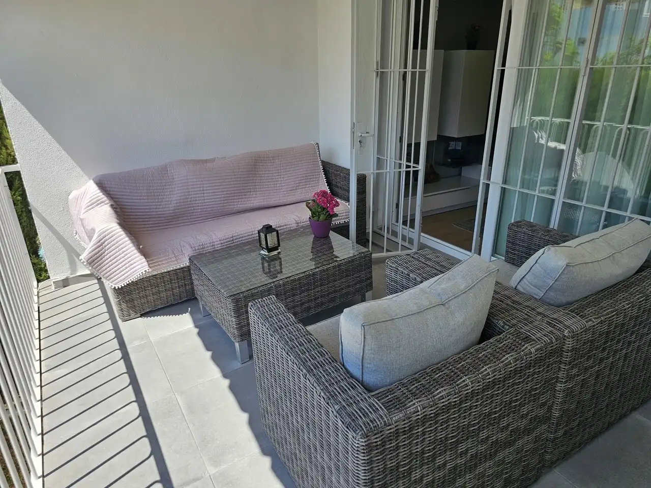 Terrassa de Apartament en venda en Estepona amb Aire condicionat, Terrassa i Piscina