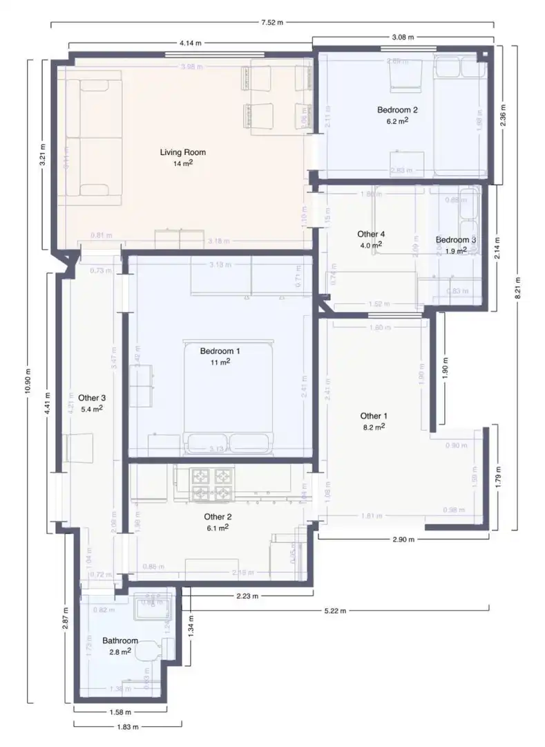 Wohnung zum Verkauf in Málaga mit Klimaanlage