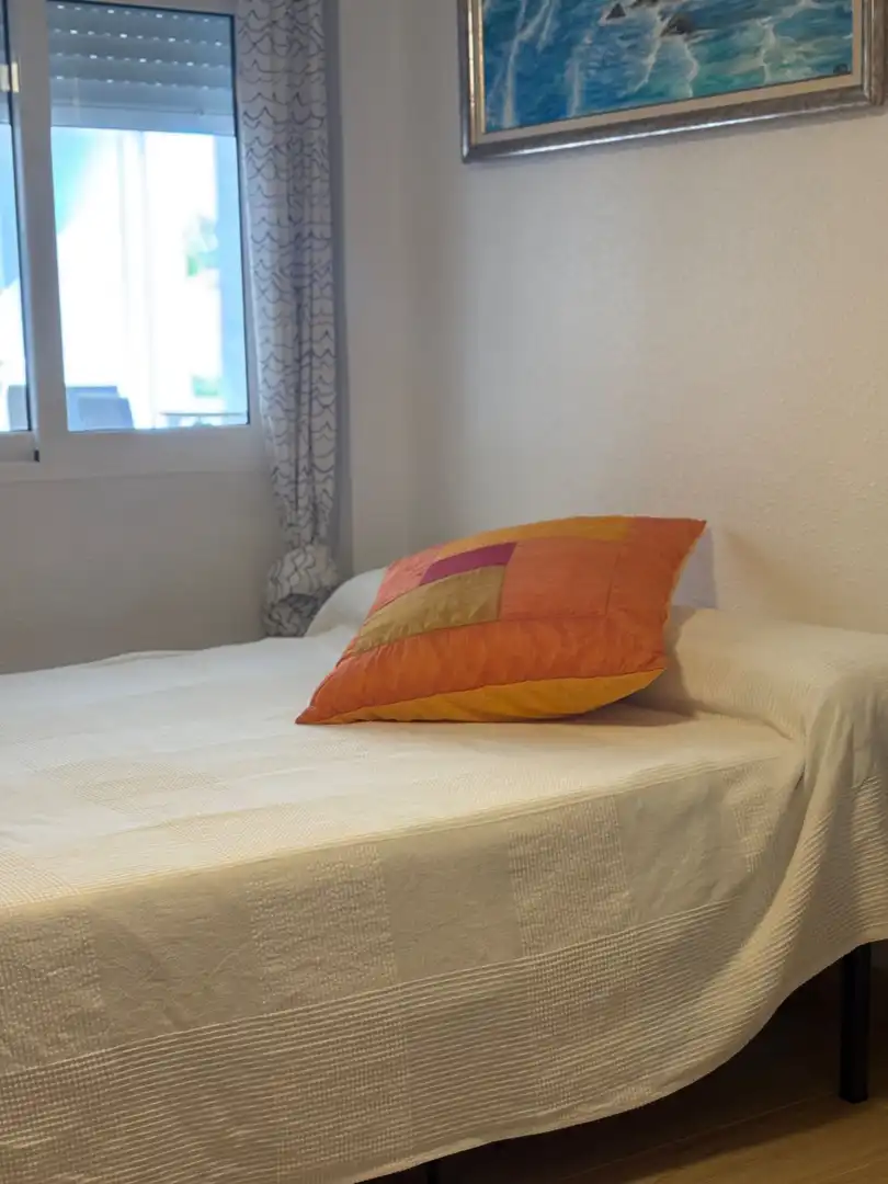Dormitori de Casa adosada de lloguer en Pilar de la Horadada amb Aire condicionat, Calefacció i Moblat