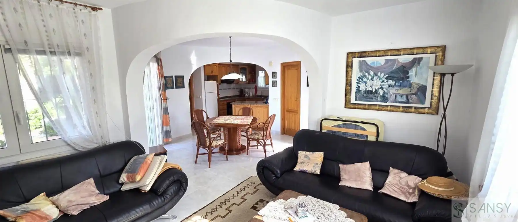 Sala de estar de Casa o chalet en venta en Jávea / Xàbia con Aire acondicionado, Calefacción y Trastero