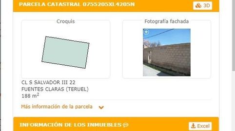 EN VENTA SOLAR URBANO EN FUENTES CLARAS