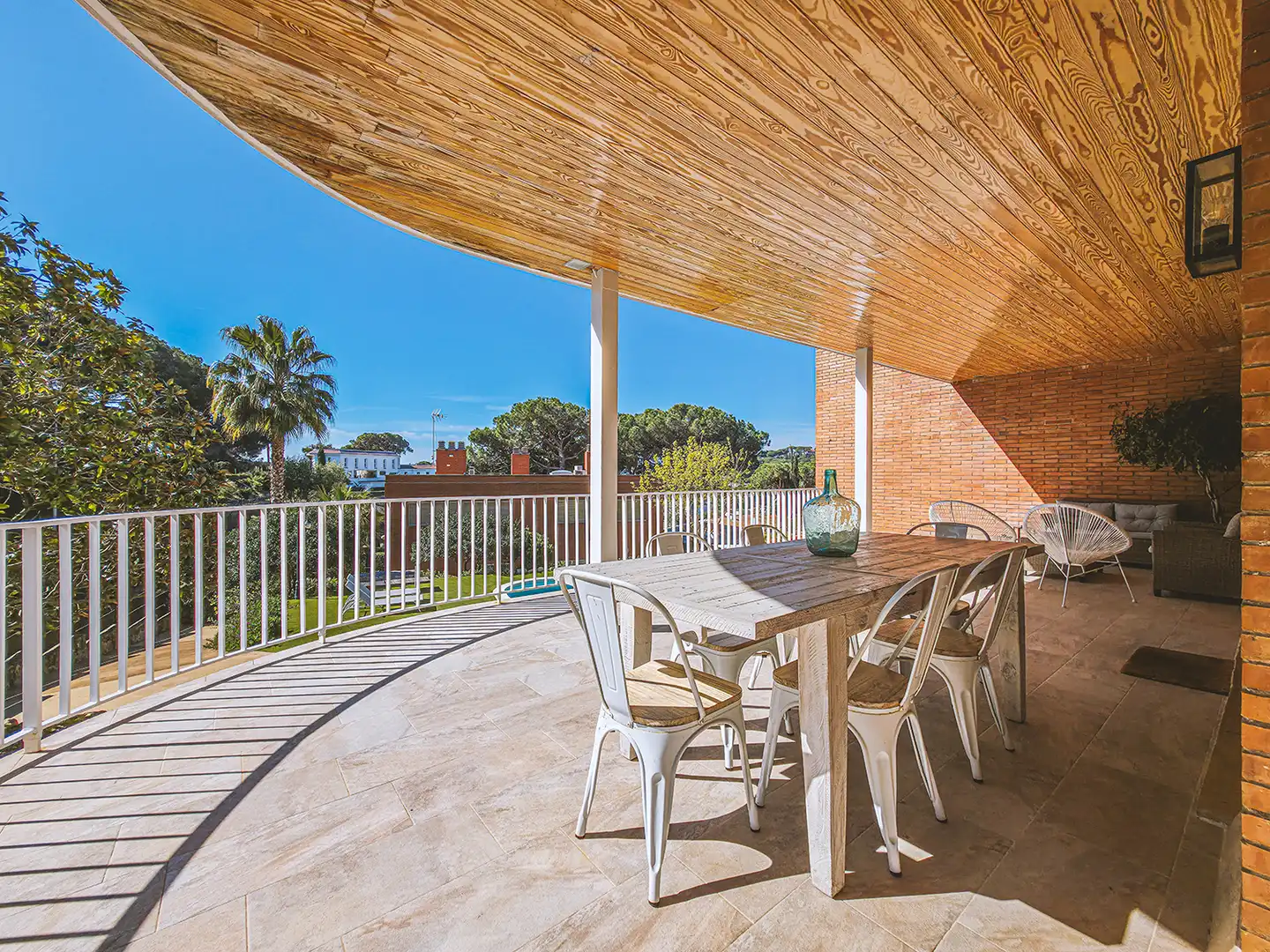 Terrace of Houses for sale in Sant Pol de Mar  with Air Conditioner, Heating and Private garden