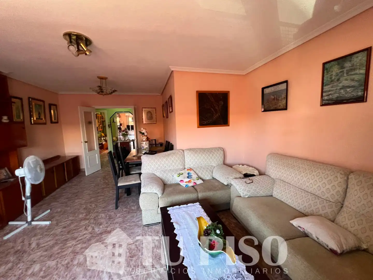 Sala de estar de Piso en venta en Madrid con Calefacción, Terraza y Amueblado