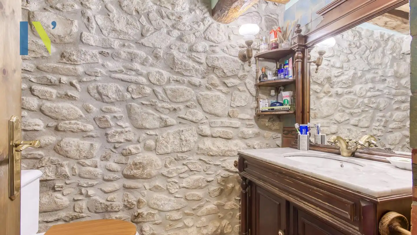 Baño de Finca rústica en venta en Osor con Jardín privado y Terraza