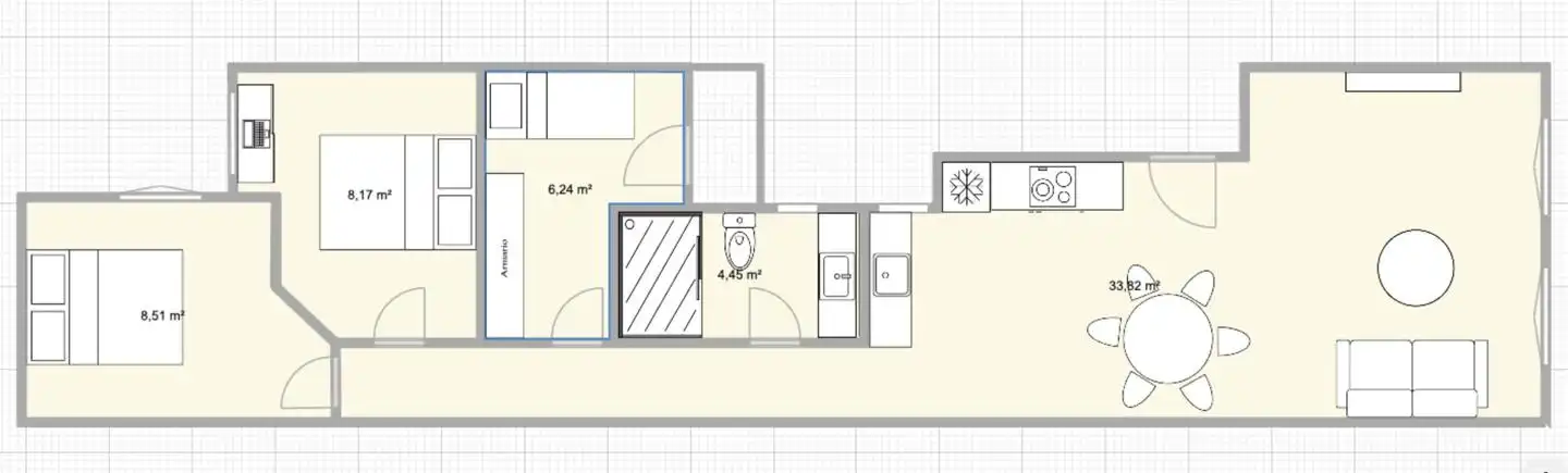 Flat for sale in Santa Pola  with Air Conditioner and Furnished