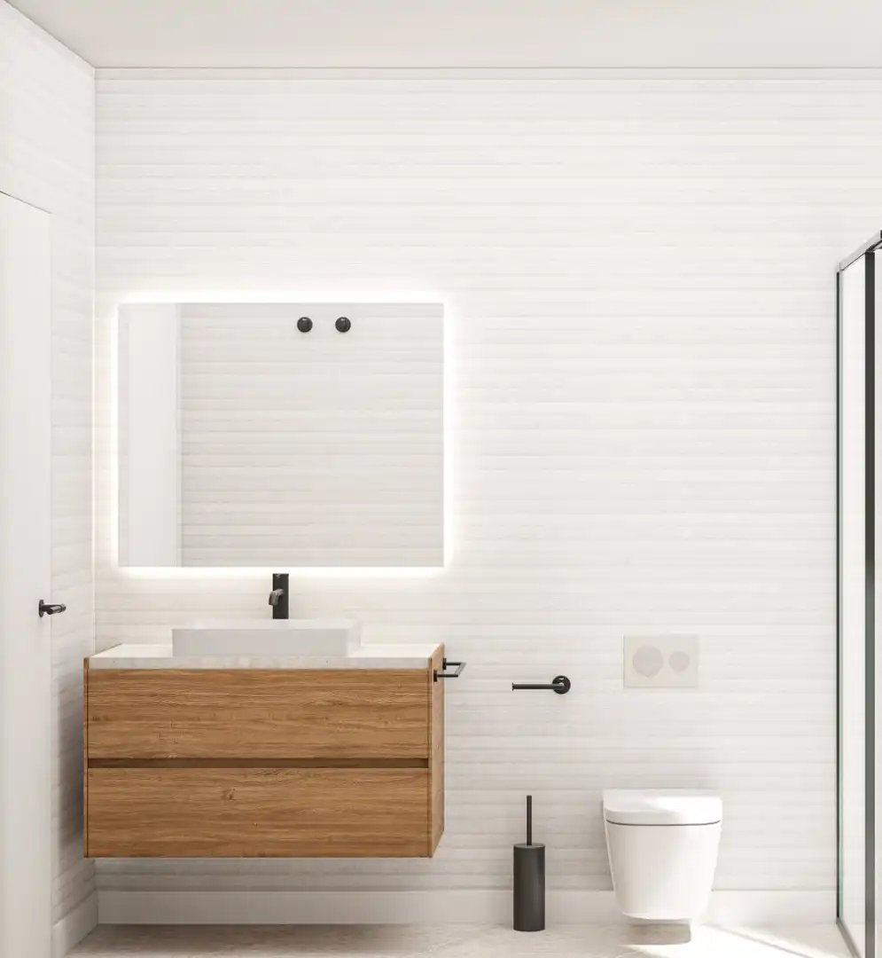 Baño de Casa o chalet en venta en Sax con Aire acondicionado, Calefacción y Piscina