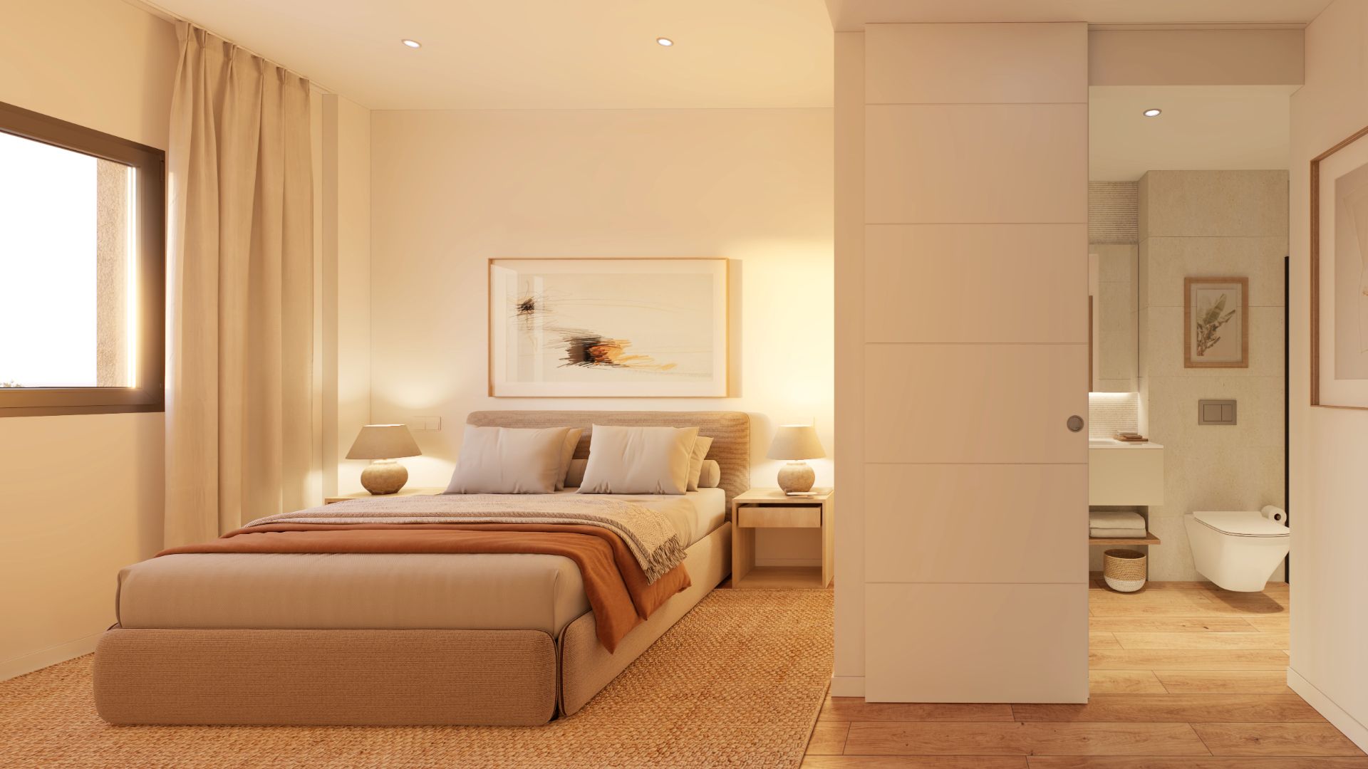 Bedroom of Attic for sale in Calonge i Sant Antoni  with Air Conditioner, Heating and Private garden
