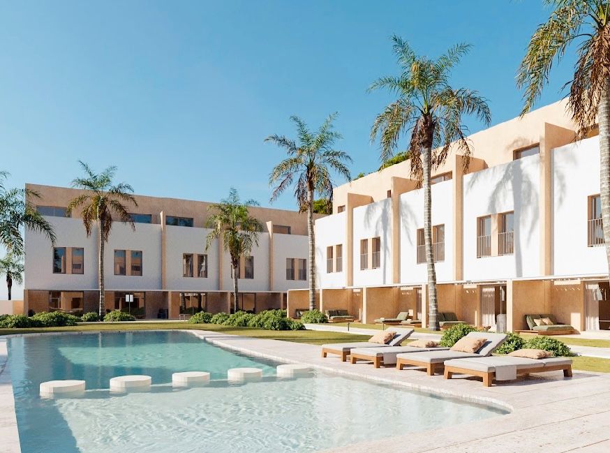 Vista exterior de Casa adosada en venda en Dénia amb Aire condicionat, Calefacció i Jardí privat